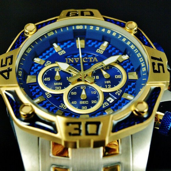 Pro Diver 52mm Gold 2 Tone Watch Men's Watch - Picture 5 of 6